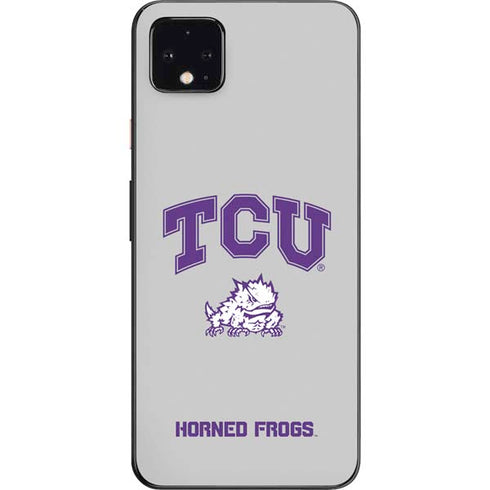 Texas Christian University Horned Frogs Logo Print Google Pixel 4 XL Skin